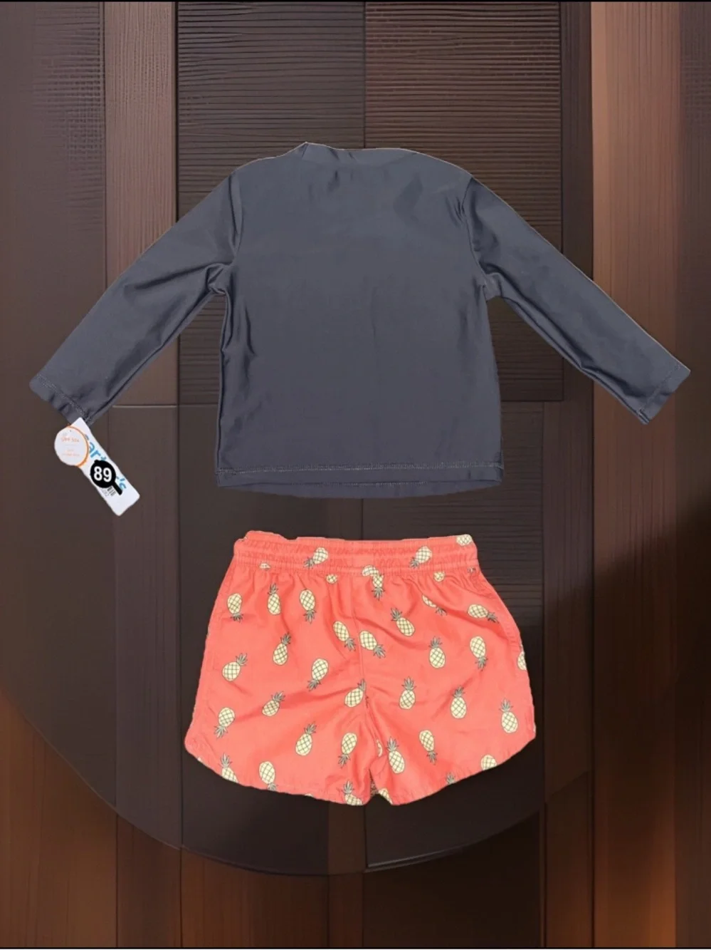 Carter's Toddler' 2pc Lobster With Rash Guard & Pineapple UV 50 Protection